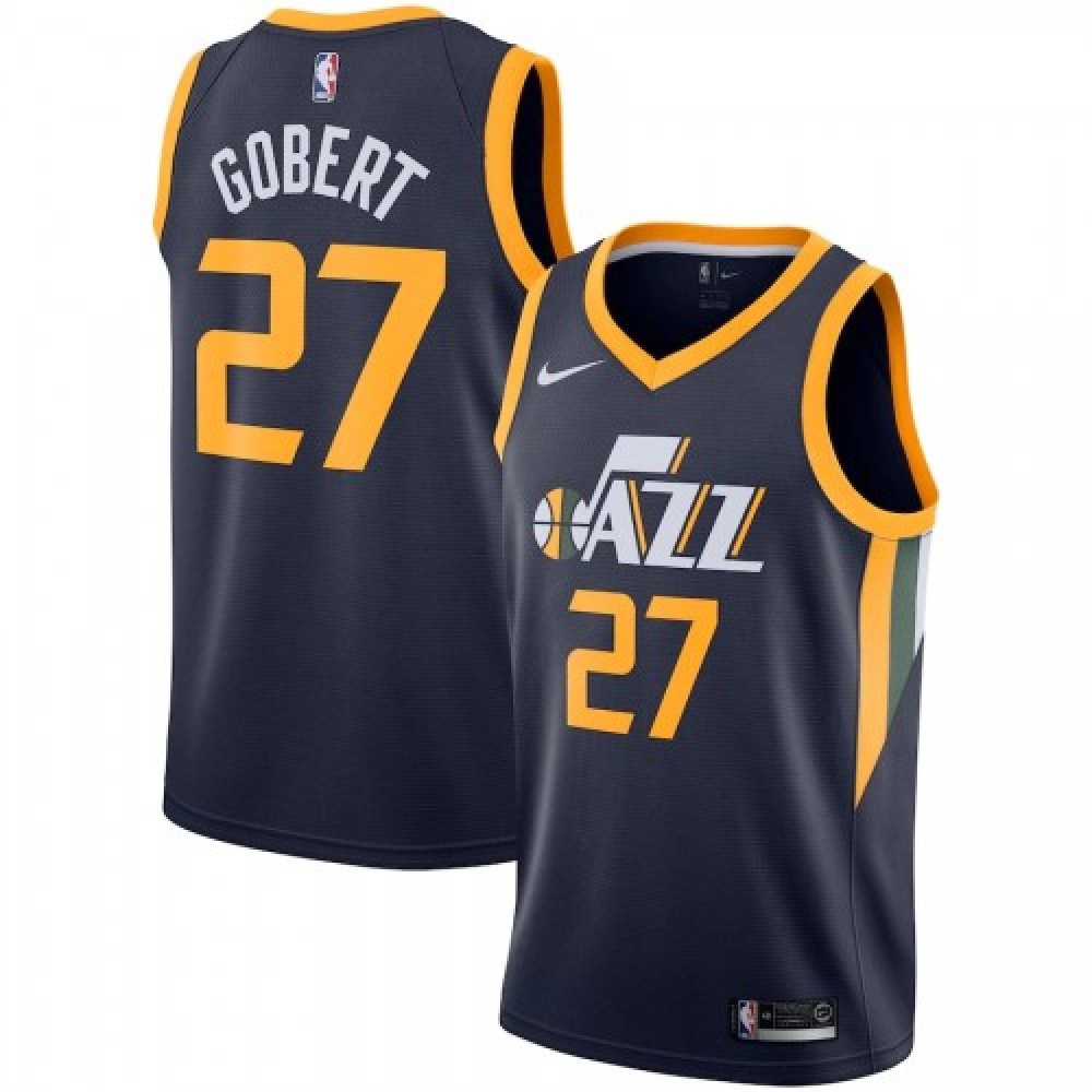 Men's Utah Jazz Rudy Gobert #27 Navy Swingman Jersey - Icon Edition-Pro Kit Vault | Brand New 26/27 Sports Jerseys